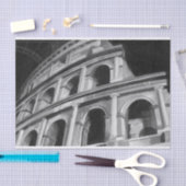 Papier Mousseline Colosseum romain avec les dessins architecturaux (Artisanat)