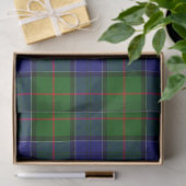 Papier Mousseline Colquhoun tartan bleu vert plaid (Cadeau)