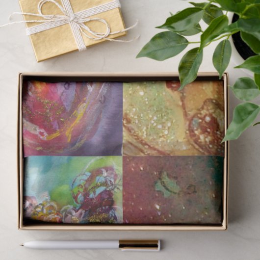 Papier Mousseline COLUMBINE / Dame au Mascarade (Cadeau)