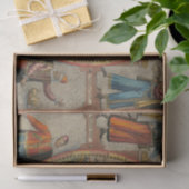 Papier Mousseline Columbus Vespucci Magellan Pizzaro Tissu Papier (Cadeau)