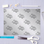 Papier Mousseline Combattant du Siam (Artisanat)