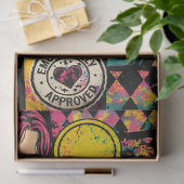 Papier Mousseline Comic Pop Art Decoupage Paper Love Strength Hope  (Cadeau)