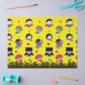 Papier Mousseline Comics DC | Justice League - Anniversaire de Chibi (Artisanat)