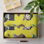 Papier Mousseline Comics DC | Justice League - Anniversaire de Chibi (Cadeau)