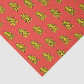 Papier Mousseline Comics DC | Logo Wonder Woman | Joyeux anniversair (Détail)