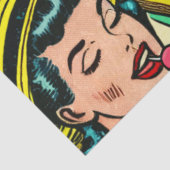 Papier Mousseline Comics d'été vintages (Détail)