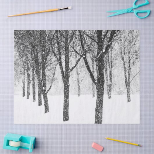 Papier Mousseline comme je suis aux arbres (Artisanat)