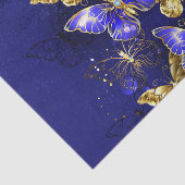 Papier Mousseline Composition avec papillons Sapphire (Détail)