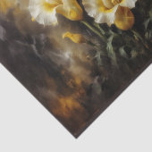 Papier Mousseline Composition de fleurs de calla jaune #3 (Détail)