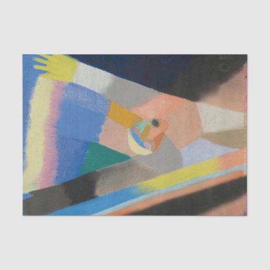 Papier Mousseline Composition d'Otto Freundlich (Recto)