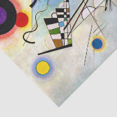 Papier Mousseline Composition Kandinsky 8 (Détail)
