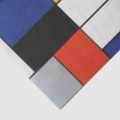 Papier Mousseline Composition, Mondrian (Détail)