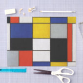 Papier Mousseline Composition, Mondrian (Artisanat)