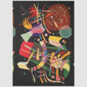 Papier Mousseline Composition X Abstraction Biomorphique - Kandinsky (Recto)