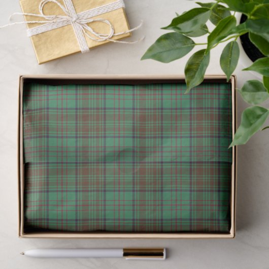 Papier Mousseline Comté d'Irlande Dublin Tartan (Cadeau)