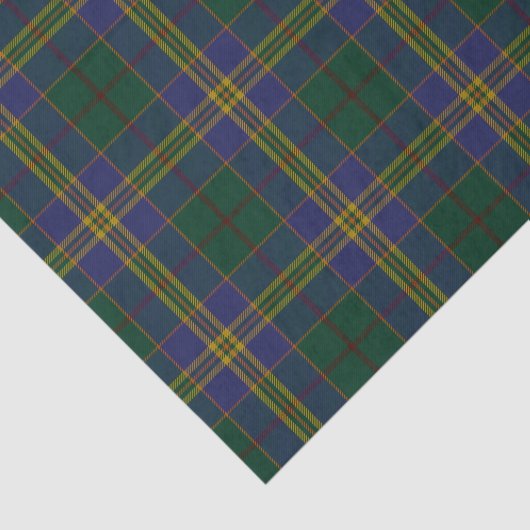 Papier Mousseline Comté Kilkenny Irish Tartan (Détail)