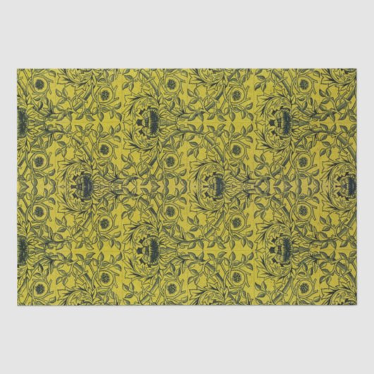 Papier Mousseline Conception #1 de William Morris (Recto)