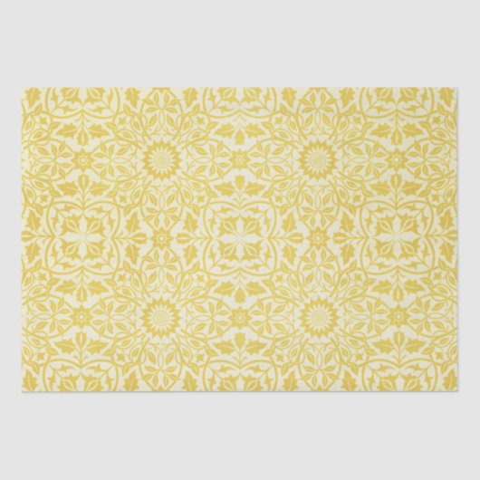 Papier Mousseline Conception #8 de William Morris (Recto)