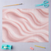 Papier Mousseline Conception Abstraite Crème Rose (Artisanat)