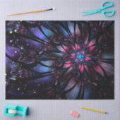 Papier Mousseline Conception Abstraite des fleurs fractales. (Artisanat)