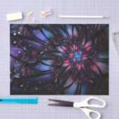 Papier Mousseline Conception Abstraite des fleurs fractales. (Artisanat)