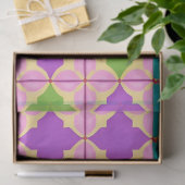 Papier Mousseline Conception Abstraite Géométrique Colorée (Cadeau)