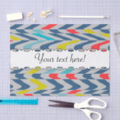 Papier Mousseline Conception abstraite onduleuse (Artisanat)