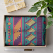 Papier Mousseline Conception africaine multicolore (Cadeau)