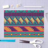 Papier Mousseline Conception africaine multicolore (Artisanat)