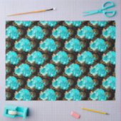 Papier Mousseline Conception Aqua et Gold Series 13 (Artisanat)