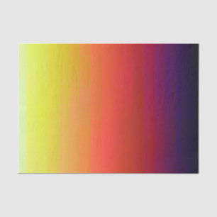 Papier Mousseline Conception arc-en-ciel