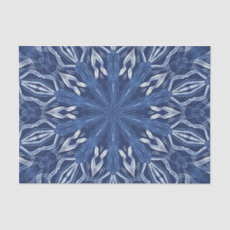 Papier Mousseline Conception bleue de glace