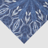 Papier Mousseline Conception bleue de glace (Détail)