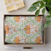 Papier Mousseline Conception botanique de citrouille d'automne (Cadeau)