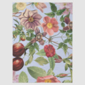 Papier Mousseline Conception botanique vintage (Recto)