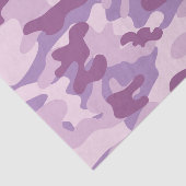 Papier Mousseline Conception Camo violet (Détail)