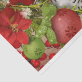 Papier Mousseline Conception de baies de Noël Série 1 (Détail)