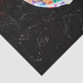 Papier Mousseline Conception de ballons d'art pop couleur crâne de s (Détail)