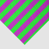 Papier Mousseline Conception de bandes violettes et vertes (Détail)