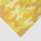 Papier Mousseline Conception de Camion Jaune et Or (Détail)