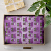 Papier Mousseline Conception de Camion Violet (Cadeau)