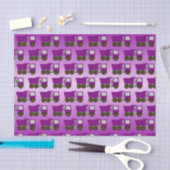 Papier Mousseline Conception de Camion Violet (Artisanat)