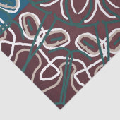 Papier Mousseline Conception de dentelle bleu mauve tendance demi-to (Détail)