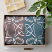 Papier Mousseline Conception de dentelle bleu mauve tendance demi-to (Cadeau)