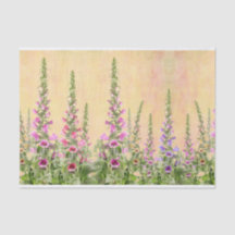 Conception de fleurs de digitale