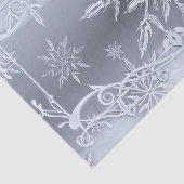 Papier Mousseline Conception de flocon de neige absolument époustouf (Détail)