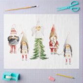Papier Mousseline Conception de gnome de Noël 3 (Artisanat)
