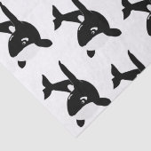 Papier Mousseline Conception de la baleine tueuse (Détail)