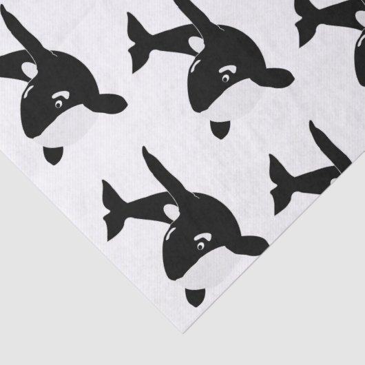 Papier Mousseline Conception de la baleine tueuse (Détail)