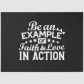 Papier Mousseline Conception de la motivation chrétienne - Foi, Amou (Recto)